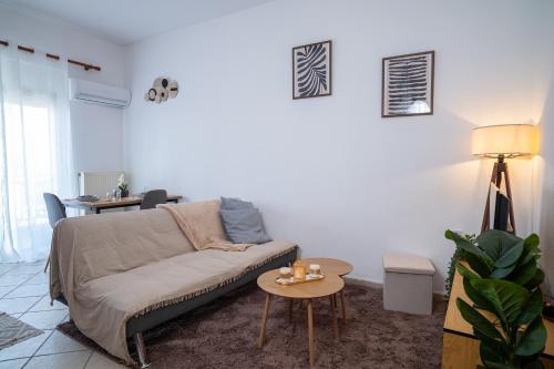 Et opholdsområde på Philoxenia Stay