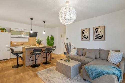 Køkken eller tekøkken på Apartment Botanika 2