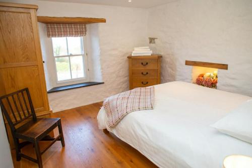 En eller flere senge i et værelse på The Croft St Davids