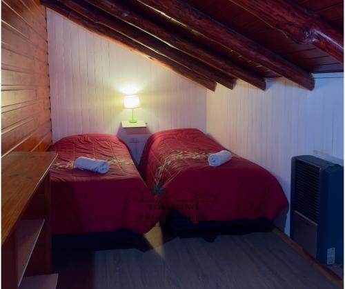 En eller flere senge i et værelse på Aire de Montaña