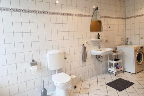 Et badeværelse på Alte Pastorei Minsen