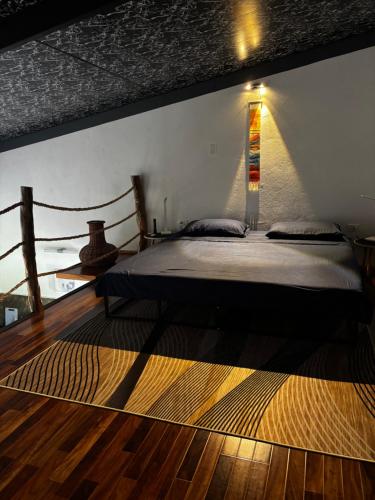 En eller flere senge i et værelse på Rhenmart-Inn