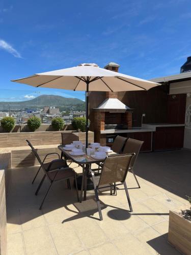 En balkon eller terrasse på Millers Townhouse
