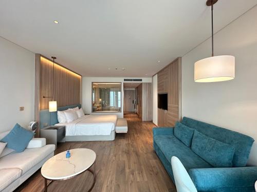 Posezení v ubytování À La Carte Hạ Long Teri Apartment