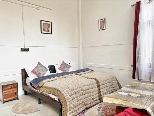 Postel nebo postele na pokoji v ubytování High on hills