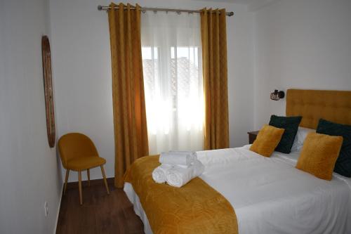 En eller flere senge i et værelse på El Rincón de la Jara