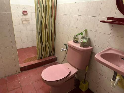 Koupelna v ubytování Mamitas Transient