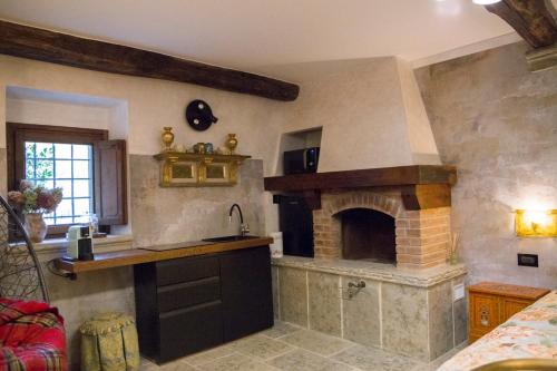 Køkken eller tekøkken på Antico maniero La Ploca