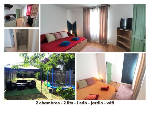 appart cosy 2 chb wifi jardin