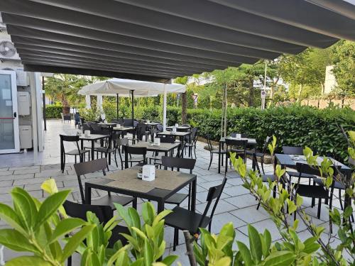 En restaurant eller et andet spisested på Boutique Hotel Nuovo Cason