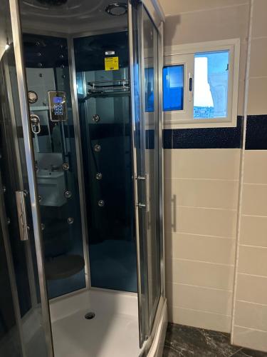 Koupelna v ubytování Résidence Les Camélias