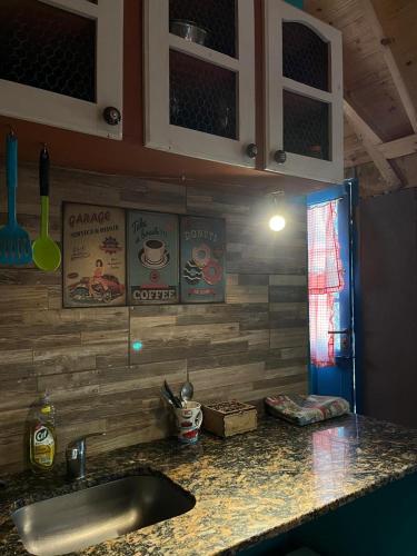 Køkken eller tekøkken på Aldea Aventur