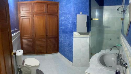 Koupelna v ubytování Gran casa comoda