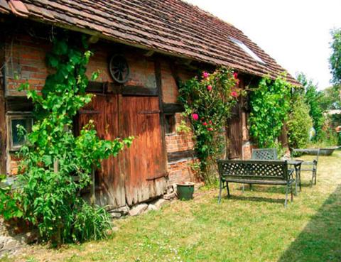 En have udenfor Ferienhaushälfte Jabelscher See