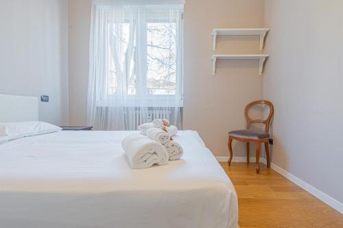 En eller flere senge i et værelse på vicino alla stazione, Brixia Apartmet