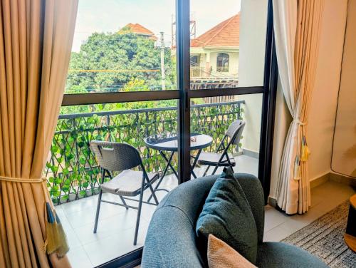Balkón nebo terasa v ubytování Hakuna Matata Apartment in Munyonyo