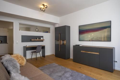 Køkken eller tekøkken på New luxury apartment 3 rooms at Rathausplatz