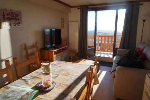 Posezení v ubytování Apt les luges pour 4 à 6 pers vue vallée wifi