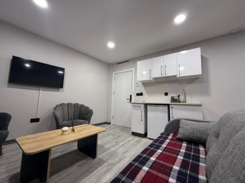 Køkken eller tekøkken på D-East Signature Suites