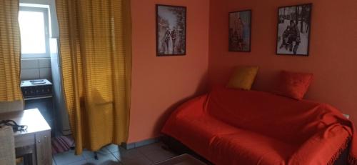 Χώρος καθιστικού στο Apartman