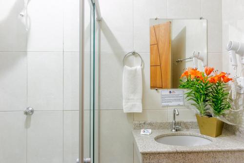 Ένα μπάνιο στο Hotel Santa Fé