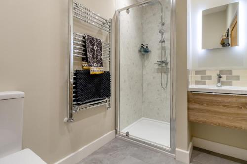 a bathroom with a shower and a sink at 1 Bed in Montgomery oc-w33744 in Montgomery