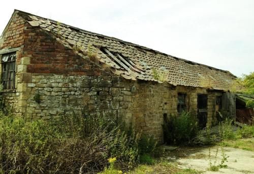 Bygningen som feriehuset ligger i