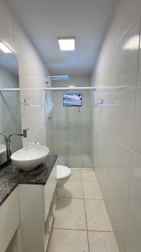 Et badeværelse på Guest House Suite Renovo