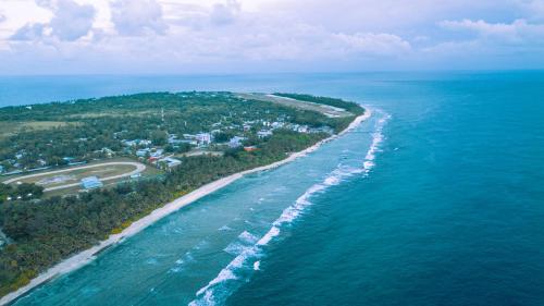 Naturlandskabet i nærheden af pensionatet