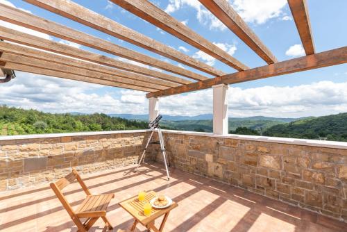 Naturlandskabet i nærheden af villaen