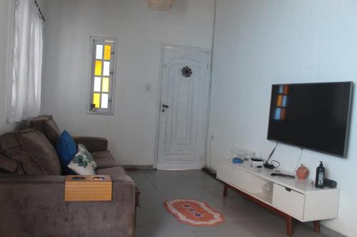 TV/trung tâm giải trí tại Espaço Guaraú Peruíbe SP