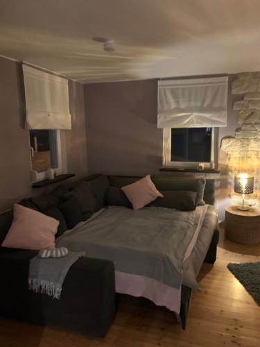 Postel nebo postele na pokoji v ubytování Auszeit Deluxe