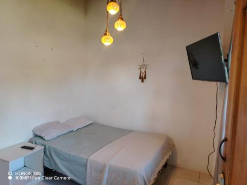 TV/trung tâm giải trí tại Iguana hostels Montañita