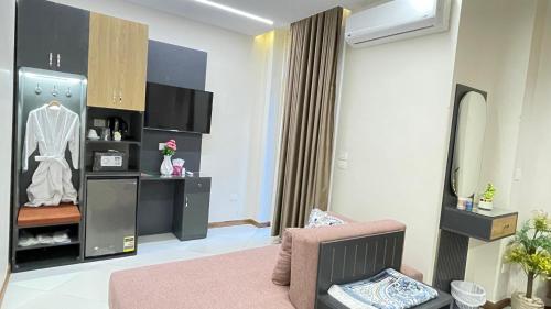 Η κουζίνα ή μικρή κουζίνα στο Atlantis Hotel - Boutique Stay in Downtown Cairo