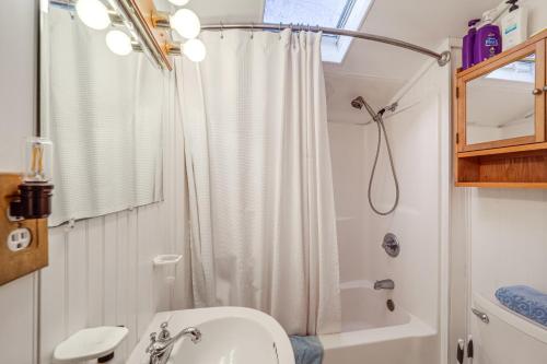 Koupelna v ubytování Fire Pit and Porch! Rustic Linville Falls Cottage