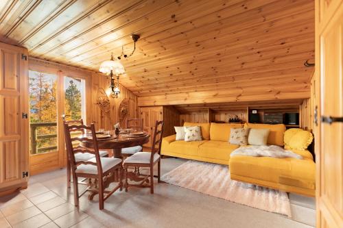 Posezení v ubytování Le Grenier ALTYPIC