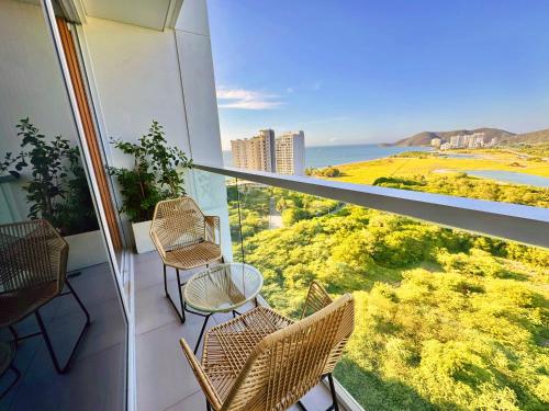 Naturlandskabet i nærheden af lejligheden