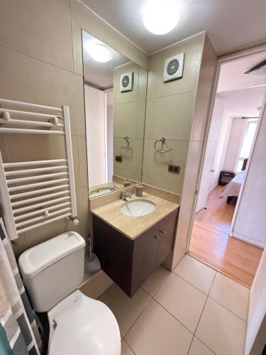 Koupelna v ubytování Home Sur