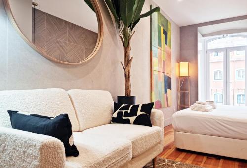 Chic Studio in Lisbon Downtown Baixa, Historic City Center