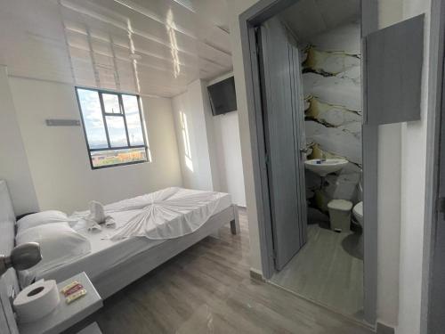 Koupelna v ubytování Hoteltokiio