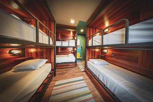 Postel nebo postele na pokoji v ubytování Socialtel Copacabana