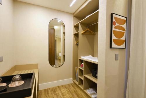 Et badeværelse på Hotel Rds Oscar Freire