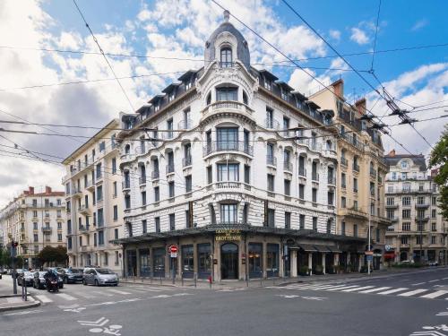 Nespecifikovaný výhled na destinaci Lyon nebo výhled na město při pohledu z hotelu