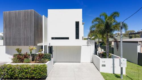 Bygningen som feriehuset ligger i