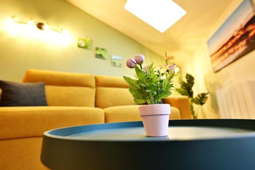 พื้นที่นั่งเล่นของ Élégant studio à Tournus - logement moderne et bien situé - ROGER