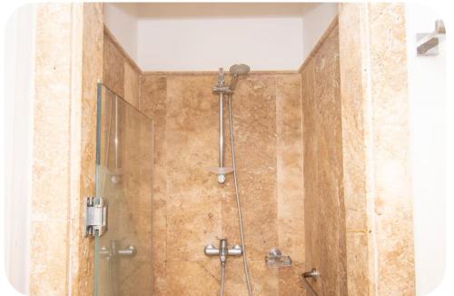 Koupelna v ubytování Propiedad Fishing Lodge