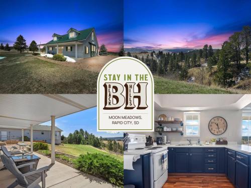 a collage of photos with a sign that says stay in the bbw at Unique Barn Stay Close to The Hills in Rapid City