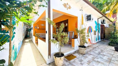 Bygningen som pensionatet ligger i