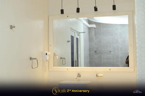 Koupelna v ubytování Hotel Senondra Ampara