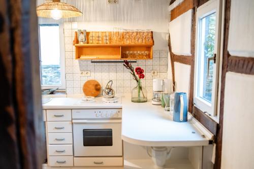 O bucătărie sau chicinetă la HofZeit2